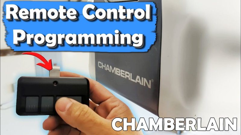 Best Practices For Programming Chamberlain Garage Remote