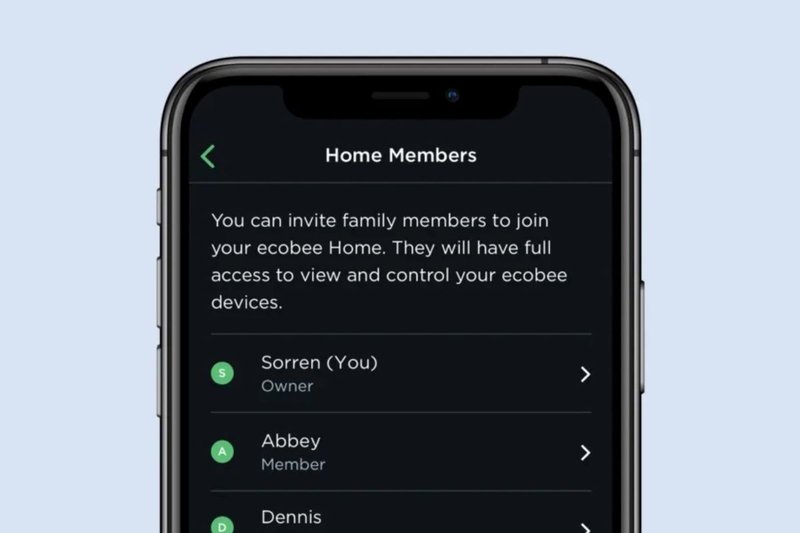 Can Ecobee Smart Remote Be Shared With Family Members?