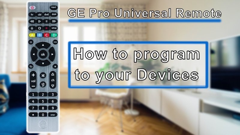 Can You Program Ge Universal Remotes Remote To A Dvd Player?