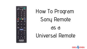 How Long Does It Take To Program Sony Tv Remotes Remote?