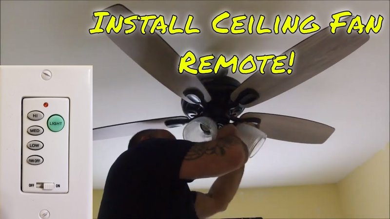 How To Add A New Hunter Ceiling Fan Remote To Existing Fan