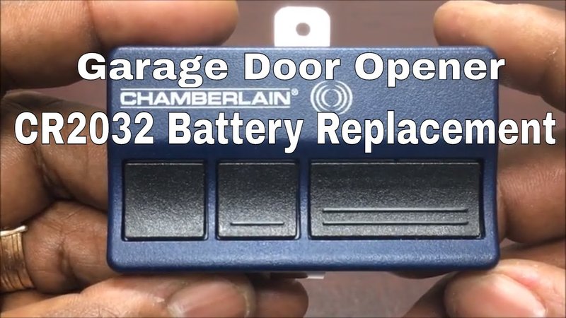 How To Change Batteries In Chamberlain Garage Remote