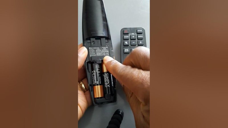 How To Change Batteries In Lg Ac Remote