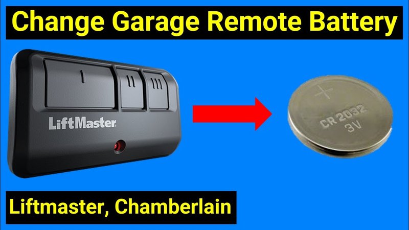 How To Change Batteries In Liftmaster Garage Remote
