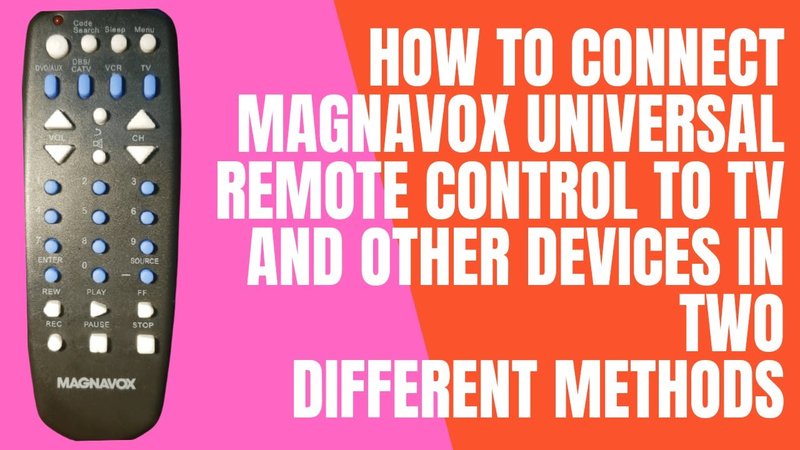How To Control Multiple Devices With Magnavox Universal Remotes Remote
