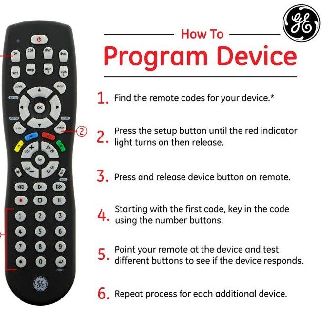 How To Find The Code For Ge Universal Remotes Remote Without A Manual
