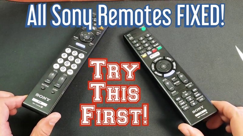 How To Find The Code For Sony Tv Remotes Remote Without A Manual