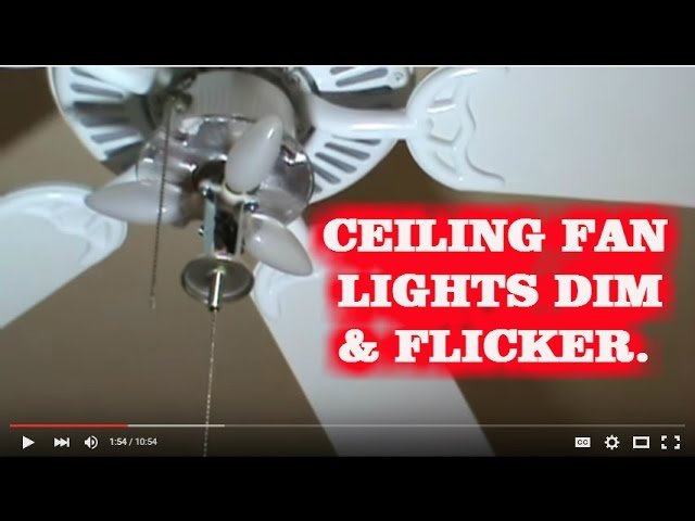 How To Fix Flickering Lights Using Hunter Ceiling Fan Remote