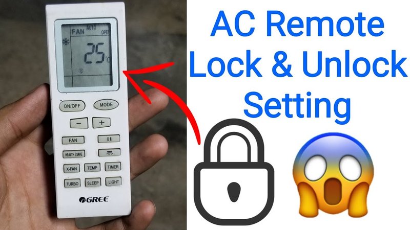 How To Lock And Unlock Ge Ac Remote Functions