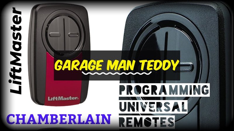 How To Pair Chamberlain Garage Remote With Lift System