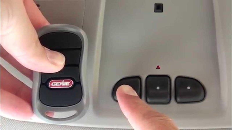 How To Pair Genie Garage Remote With Car Visor Button