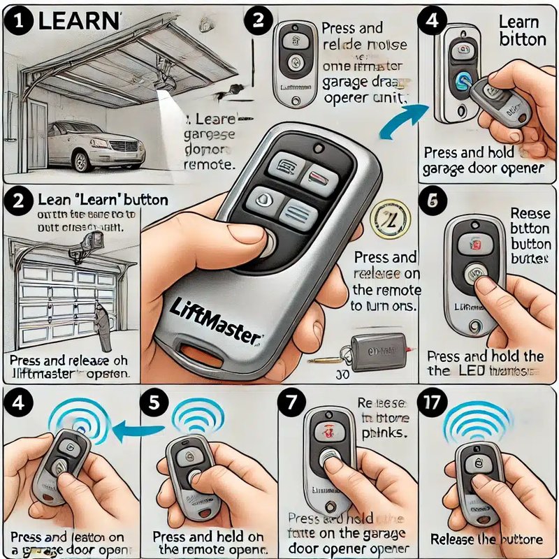 How To Pair Overhead Door Garage Remote With Lift System