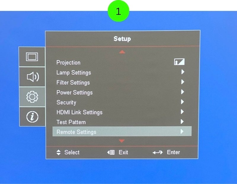 How To Program A Optoma Projector Remotes Remote To Your Tv