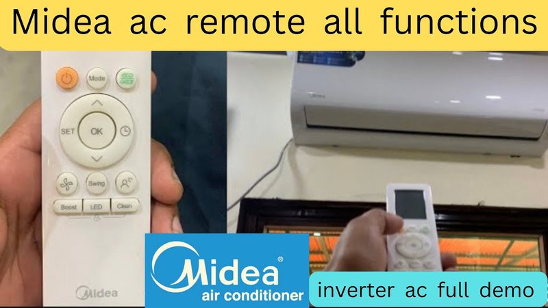 How To Program Midea Ac Remote Without The Manual