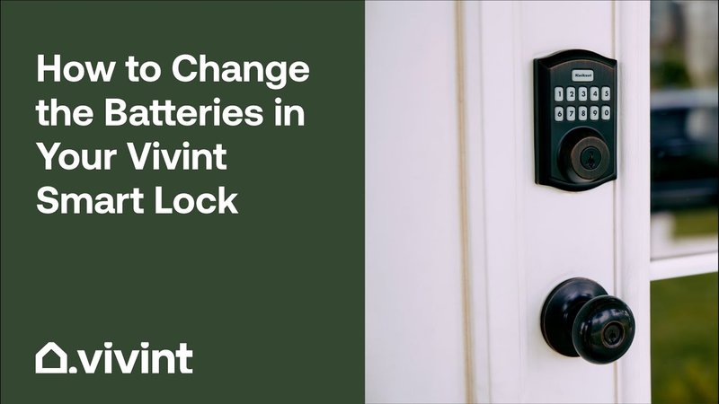 How To Replace The Battery In Vivint Smart Remote