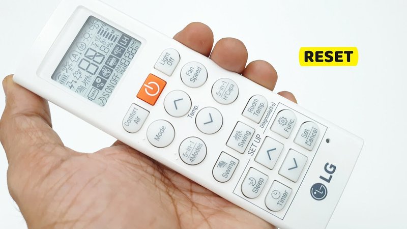 How To Reprogram Lg Ac Remote After Power Loss