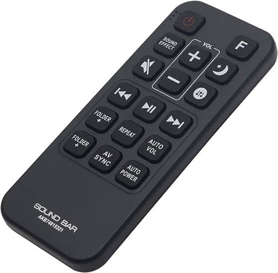 How To Reset A Lg Soundbar Remotes Remote Control