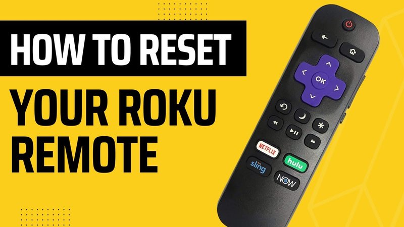How To Reset A Roku Streaming Device Remotes Remote Control