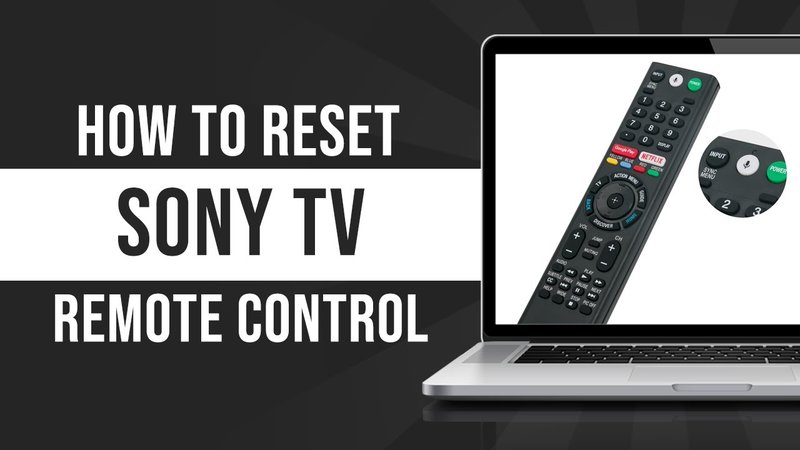 How To Reset A Sony Tv Remotes Remote Control