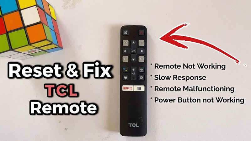 How To Reset A Tcl Tv Remotes Remote Control