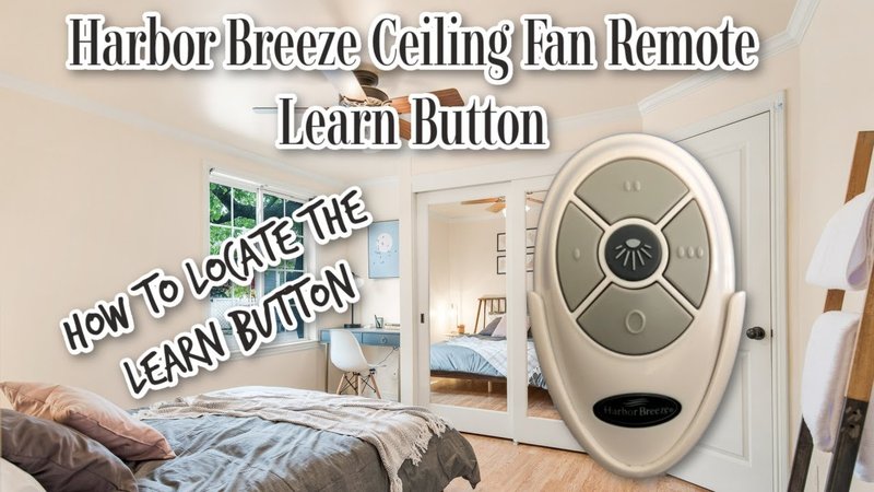 How To Reset Harbor Breeze Ceiling Fan Remote Without Manual