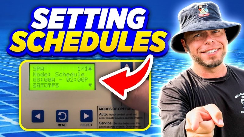 How To Set Schedules With Pentair Pool Remote System