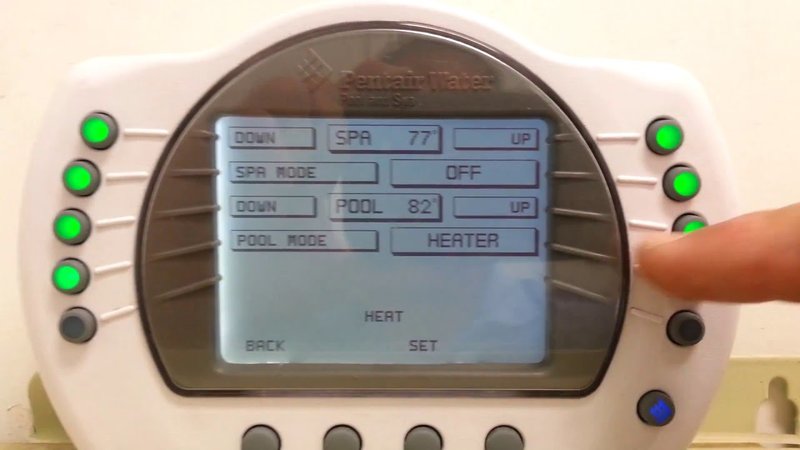 How To Set Temperature Remotely Using Pentair Pool Remote