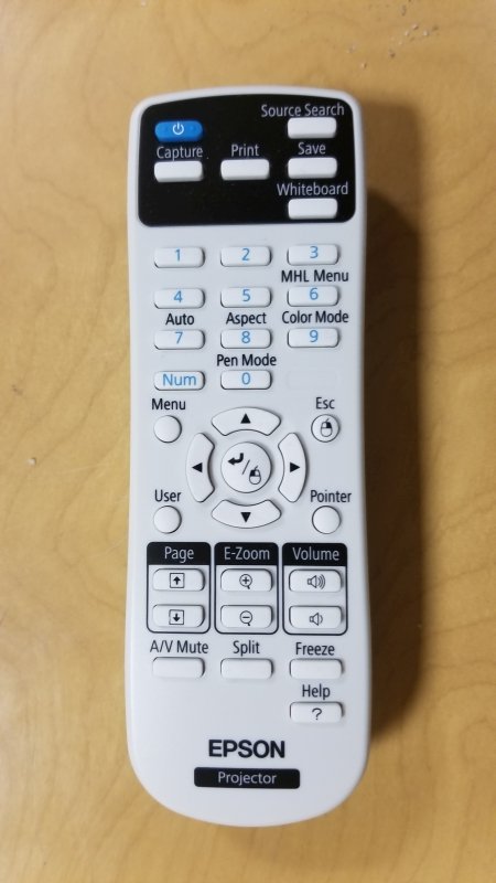How To Use Epson Projector Remotes Remote Without A Code