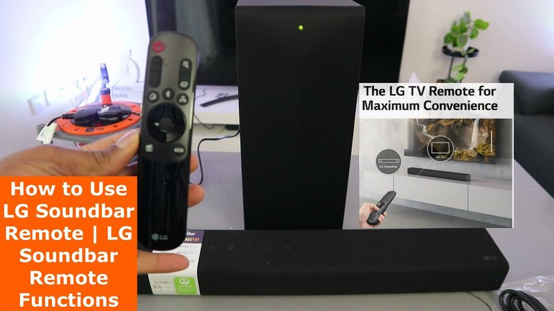 How To Use Lg Soundbar Remotes Remote Without A Code