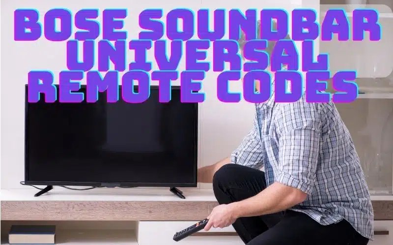 Top 5 Most Reliable Codes For Bose Soundbar Remotes Remote