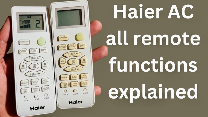 Top Troubleshooting Tips For Haier Ac Remote