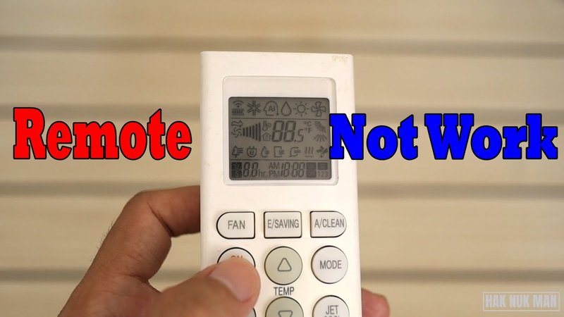 Why Is My Lg Ac Remote Display Not Working?