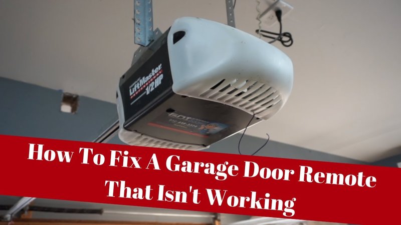 Why Won’T Liftmaster Garage Remote Open Door Consistently?